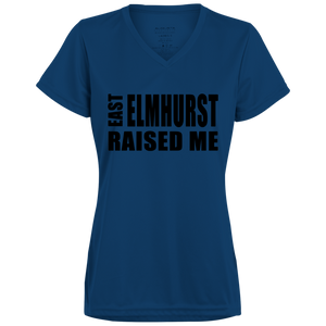 East Elmhurst raised me Ladies' ladies v-neck T-Shirt