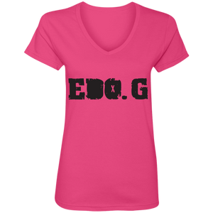 EDO. G Ladies' V-Neck T-Shirt