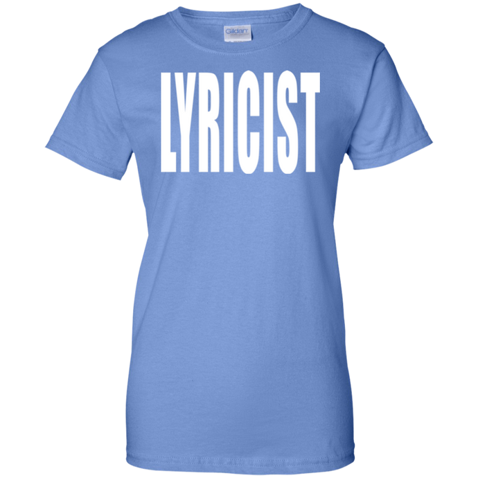 LYRICIST Ladies' 100% Cotton T-Shirt