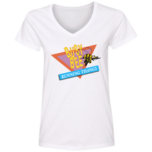 CHIEF  ROCKER BUSY BEE RUNNING THANGS (Busy Bee Collection) Ladies' V-Neck T-Shirt