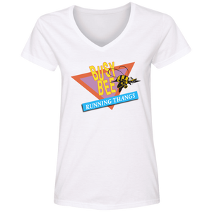 CHIEF  ROCKER BUSY BEE RUNNING THANGS (Busy Bee Collection) Ladies' V-Neck T-Shirt