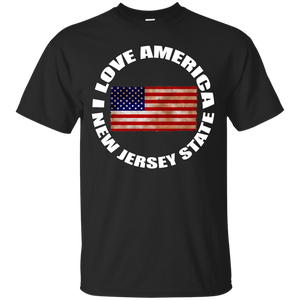 I LOVE AMERICA (NEW JERSEY STATE) T-Shirt