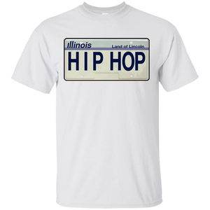 iLLINOIS HIP HOP LICENSE PLATE VINTAGE T-Shirt