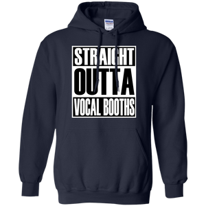 STRAIGHT OUTTA VOCAL BOOTHS Pullover Hoodie 8 oz.