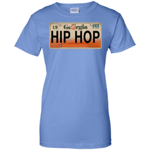 GEORGIA HIP HOP LICENSE PLATE VINTAGE Ladies' 100% Cotton T-Shirt