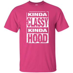 KINDA CLASSY KINDA HOOD (distressed) T-Shirt