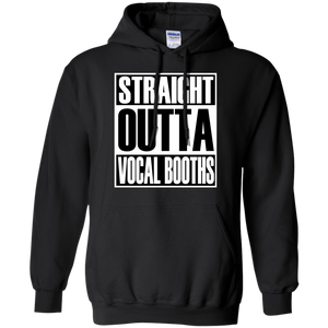 STRAIGHT OUTTA VOCAL BOOTHS Pullover Hoodie 8 oz.