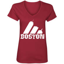 EDO. G (Boston) Ladies' V-Neck T-Shirt