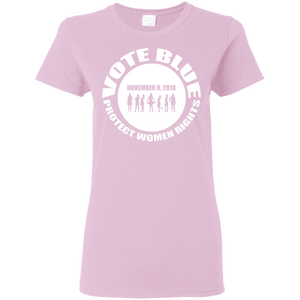 VOTE BLUE Ladies' 5.3 oz. T-Shirt