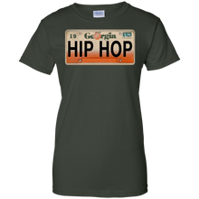 GEORGIA HIP HOP LICENSE PLATE VINTAGE Ladies' 100% Cotton T-Shirt