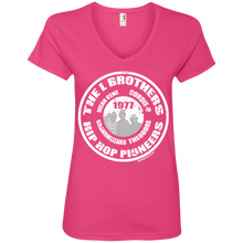 THE L BROTHERS PIONEER (Rapmania Collection) Ladies' V-Neck T-Shirt