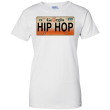 GEORGIA HIP HOP LICENSE PLATE VINTAGE Ladies' 100% Cotton T-Shirt