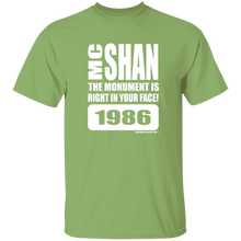 MC SHAN” The monument is right in your face” (Rapamania Collection) oz. T-Shirt