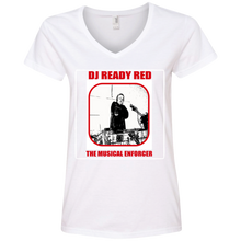 DJ READY RED THE MUSICAL ENFORCER(Rapamania Collection) T-Shirt Ladies' V-Neck T-Shirt