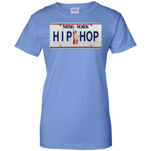 NEW YORK HIP HOP LICENSE PLATE  VINTAGE Ladies' 100% Cotton T-Shirt