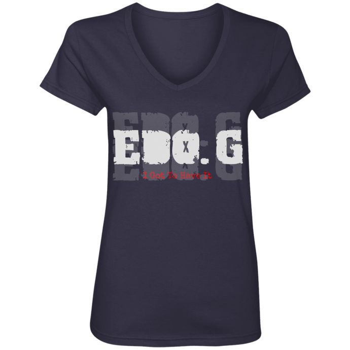 EDO. G Ladies' V-Neck T-Shirt