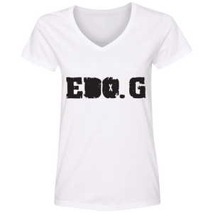 EDO. G Ladies' V-Neck T-Shirt