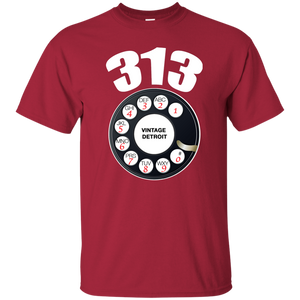 VINTAGE DETROIT (313) T-Shirt