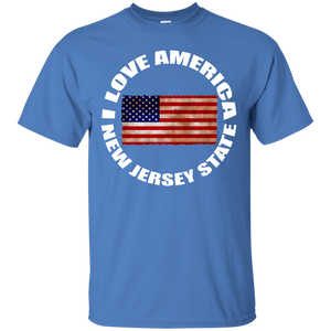 I LOVE AMERICA (NEW JERSEY STATE) T-Shirt