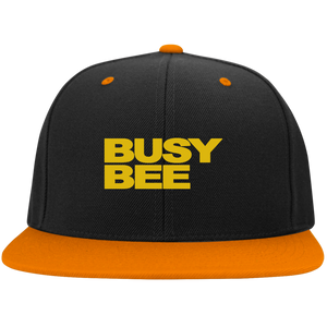 Busy Bee Snapback Hat (yellow letters)