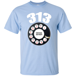 VINTAGE DETROIT (313) T-Shirt