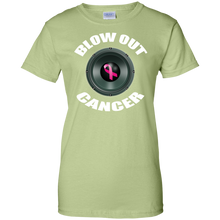 BLOW OUT CANCER Ladies' 100% Cotton T-Shirt