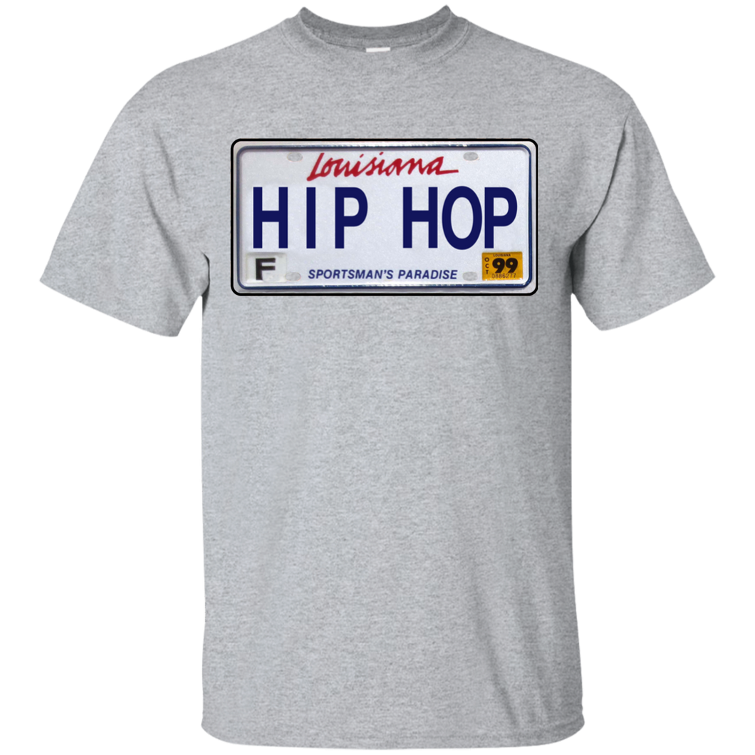 LOUISIANA HIP HOP LICENSE PLATE VINTAGE T-Shirt