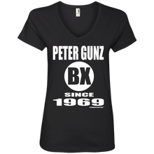 PETER GUNZ BX SINCE 1969 (Rapamania Collection) Ladies' V-Neck T-Shirt