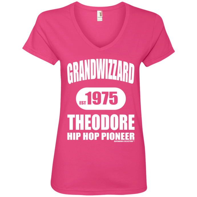 GRANDWIZZARD THEODORE COLLECTION (Rapamania Collection) Ladies' V-Neck T-Shirt