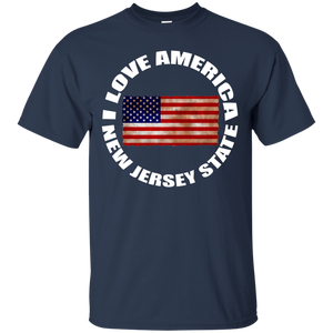 I LOVE AMERICA (NEW JERSEY STATE) T-Shirt