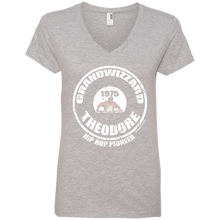 GRANDWIZZARD THEODORE PIONEER (Rapamania Collection) Ladies' V-Neck T-Shirt