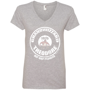 GRANDWIZZARD THEODORE PIONEER (Rapamania Collection) Ladies' V-Neck T-Shirt