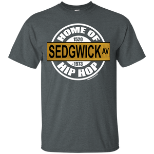 SEDGWICK AV HOME OF HIP HOP classic 1970s street sign (Rapamania Collection) T-Shirt