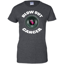 BLOW OUT CANCER Ladies' 100% Cotton T-Shirt