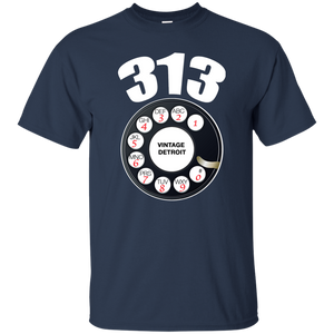 VINTAGE DETROIT (313) T-Shirt