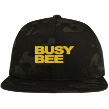 Busy Bee Snapback Hat (yellow letters)
