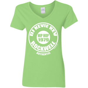 DJ KEVIE KEV ROCKWELL (Rapamania Collection) V-Neck T-Shirt