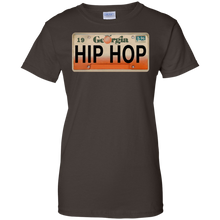 GEORGIA HIP HOP LICENSE PLATE VINTAGE Ladies' 100% Cotton T-Shirt