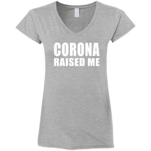 Corona raised me V-Neck T-Shirt