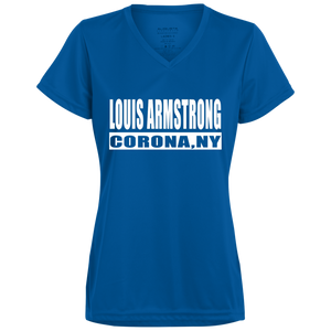 Louis Armstrong Corona NY  Ladies' Wicking T-Shirt