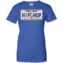 NEW YORK HIP HOP LICENSE PLATE  VINTAGE Ladies' 100% Cotton T-Shirt