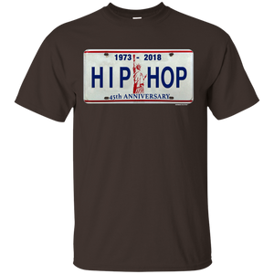 45th HIP HOP ANNIVERSARY LICENSE PLATE(Rapamania Collection) T-Shirt