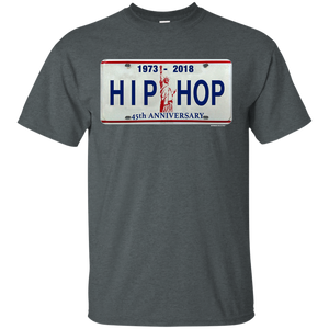 45th HIP HOP ANNIVERSARY LICENSE PLATE(Rapamania Collection) T-Shirt