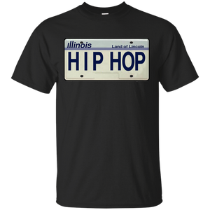 iLLINOIS HIP HOP LICENSE PLATE VINTAGE T-Shirt