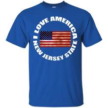 I LOVE AMERICA (NEW JERSEY STATE) T-Shirt