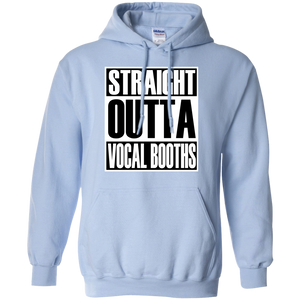STRAIGHT OUTTA VOCAL BOOTHS Pullover Hoodie 8 oz.