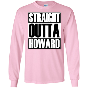 STRAIGHT OUTTA HOWARD Long sleeve T-Shirt