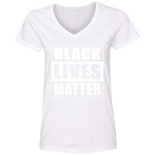BLACK LIVES MATTER Ladies' V-Neck T-Shirt