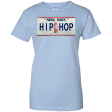 NEW YORK HIP HOP LICENSE PLATE  VINTAGE Ladies' 100% Cotton T-Shirt