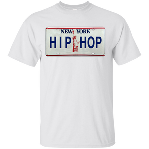 NEW YORK HIP HOP LICENSE PLATE VINTAGE T-Shirt